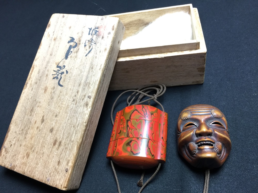 関西 大阪 尼崎での骨董品・美術品の高価買取はお任せください。【印籠】　堆漆印籠に翁根付を買取り致しました。Post navigation買取実績カテゴリー最近の投稿アーカイブ