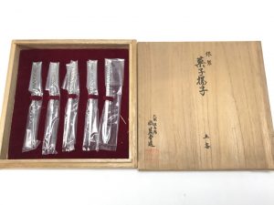 【銀製 煎茶道具】 尚美堂「純銀菓子楊子」を買取り致しました。