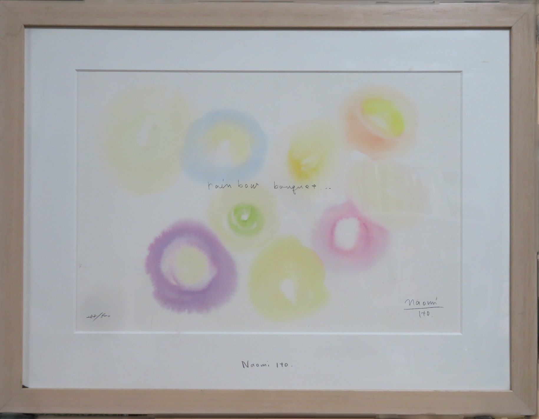 Naomi Ito/伊藤尚美/いとうなおみ水彩画 CHANSON DU VENT