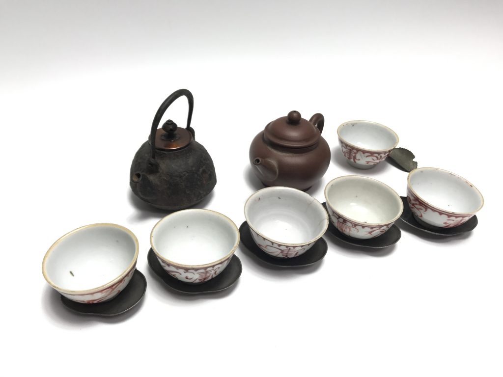 朱泥急須・茶器】中国茶器「煎茶道具」を買取り致しました。 | 骨董品 