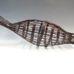 【竹製品】末村 笙文　竹編掛花籠を買取り致しました。