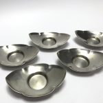 【錫製品】玄鶴堂寿水 造「木瓜式茶托」を買取り致しました。