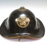 【武具・甲冑　その他】時代物 「大名家紋入陣笠」を買取り致しました。