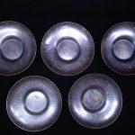 【錫製品】玉川堂 錫製槌目茶托を買取り致しました。