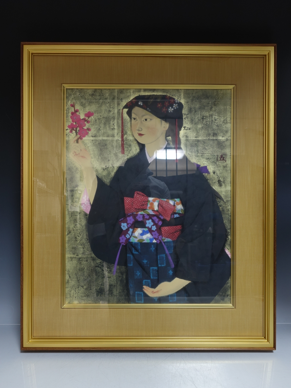 【日本画】森田曠平 「洛北おとめ」を買取り致しました。 | 骨董品高価買取 ひるねこ堂 | 関西 尼崎での骨董品・美術品の高価買取はお任せください。