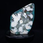 【水石・鑑賞石　その他】瑪瑙石「ブルーアゲート」を買取り致しました。　