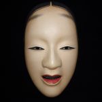 【面】木彫彩色能面『若女』を買取り致しました。　