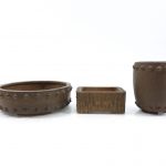 【骨董品 その他】 在銘 「盆栽素焼小鉢」3点を買取り致しました。
