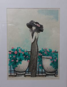 【絵画・版画】カシニョール　リトグラフ「『二つの鉢』」を買取り致しました。